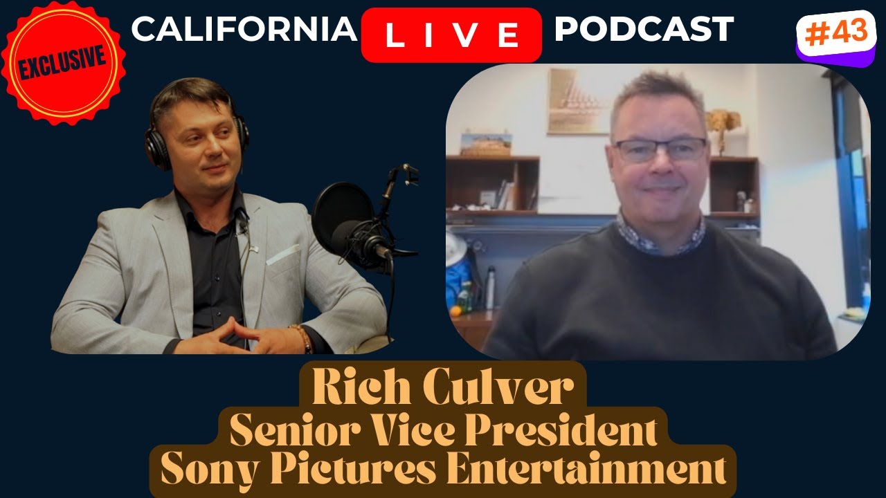 Episode 43 Exclusive with Mr R.Culver, Senior V. P. at Sony Pictures Entertainment
