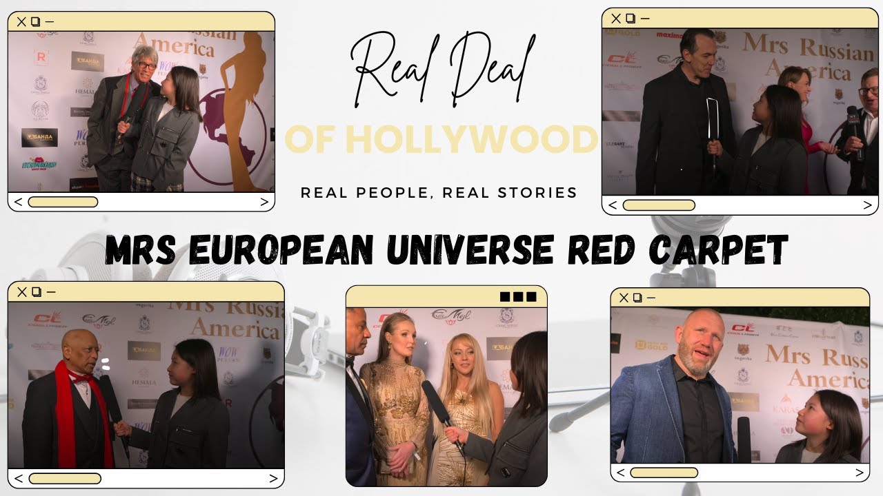 LK Real Deal of Hollywood at the Red Carpet of Mrs European Universe Los Angeles